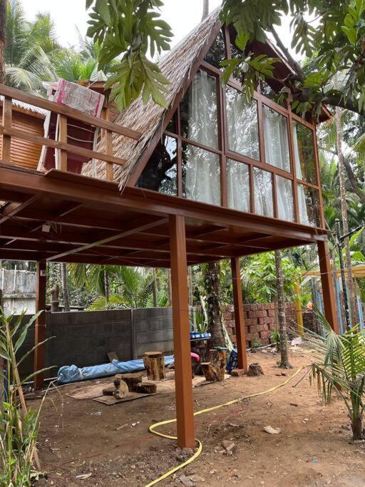 Mangifera Treehouse-Elixir Beach Farm-Jacuzzi-Cozy Villa Alībāg Exterior foto